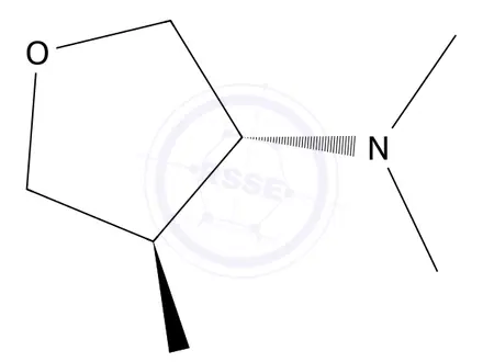 Chemical structure of (3R,4S)-4-(Dimethylamino)tetrahydrofuran-3-ol