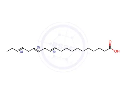 Chemical structure of cis-11,14,17-Eicosatrienoic Acid(C20:3)
