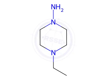 Chemical structure of 4-ethylpiperazin-1-amine