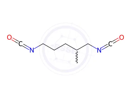 Chemical structure of 1,5-DIISOCYANATO-2-METHYLPENTANE