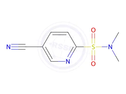 Chemical structure of 5-Cyano-N,N-dimethylpyridine-2-sulfonamide