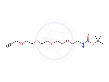 Chemical structure of t-Boc-N-Amido-PEG4-Propargyl