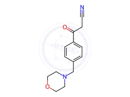Chemical structure of 3-[4-(Morpholinylmethyl)phenyl]-3-oxopropanenitrile