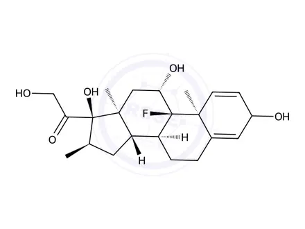 Chemical structure of 3-Hydroxy Dexamethasone (Alpha/Beta-Mixture)