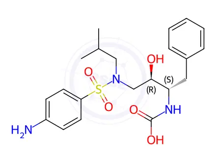 Chemical structure of Darunavir Carbamic Acid Impurity