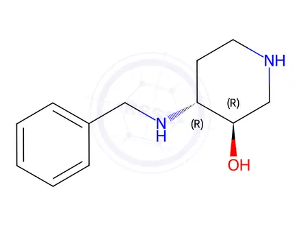 Chemical structure of RAC-(3R,4R)-4-(BENZYLAMINO)PIPERIDIN-3-OL DIHYDROCHLORIDE, TRANS