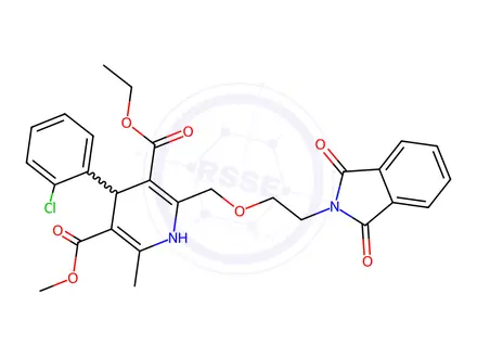 Chemical structure of Amlodipine EP Impurity A (Amlodipine USP Related Compound D)