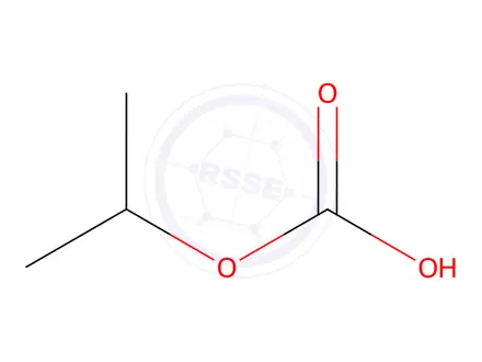 Chemical structure of isopropyl hydrogen carbonate
