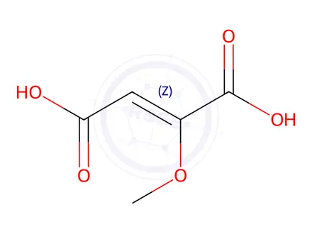 Chemical structure of 2-methoxyfumaric acid
