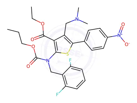 Chemical structure of Relugolix Impurity 283