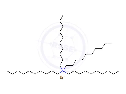 Chemical structure of TETRAKIS(DECYL)AMMONIUM BROMIDE