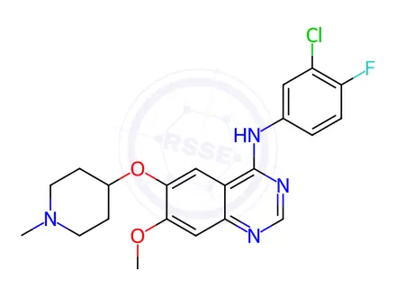 Chemical structure of Sapitinib Impurity 96