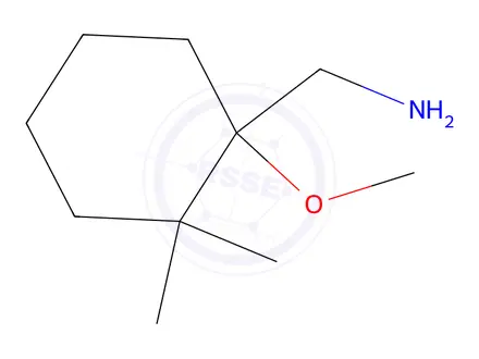 Chemical structure of (1-Methoxy-2,2-dimethylcyclohexyl)methanamine