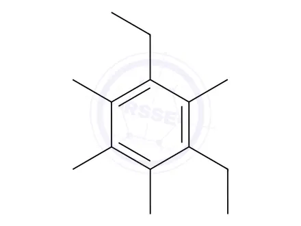 Chemical structure of 1,3-Diethyl-2,4,5,6-tetramethylbenzene