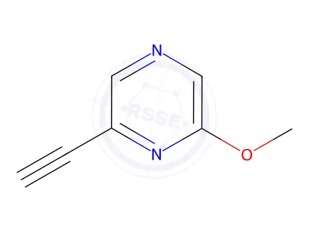 Chemical structure of 2-Ethynyl-6-methoxypyrazine