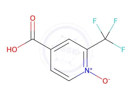 Chemical structure of 1-Oxy-2-trifluoromethyl-isonicotinic acid