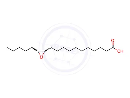 Chemical structure of Oxiraneundecanoic acid, 3-pentyl-, cis-(9CI)