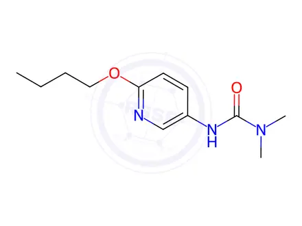 Chemical structure of 3-(6-Butoxy-3-pyridyl)-1,1-dimethylurea