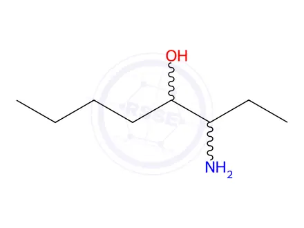 Chemical structure of 3-aminooctan-4-ol