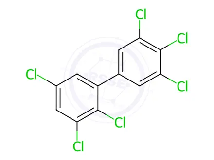 Chemical structure of 2,3,3',4',5,5'-Hexachlorobiphenyl
