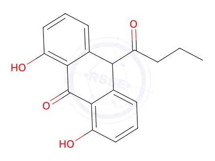 Chemical structure of Dithranol Impurity 10