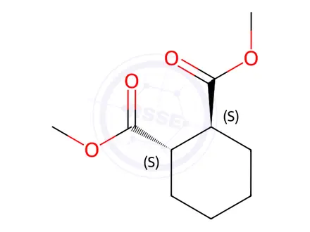 Chemical structure of Dimethyl (1S,2S)-cyclohexane-1,2-dicarboxylate