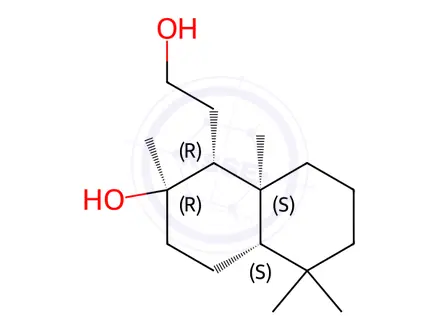 Chemical structure of Sclareol Impurity 14