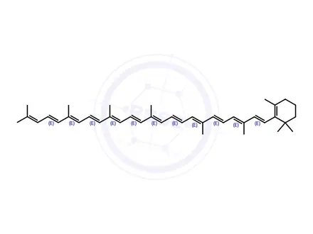 Chemical structure of Carotene Impurity 12