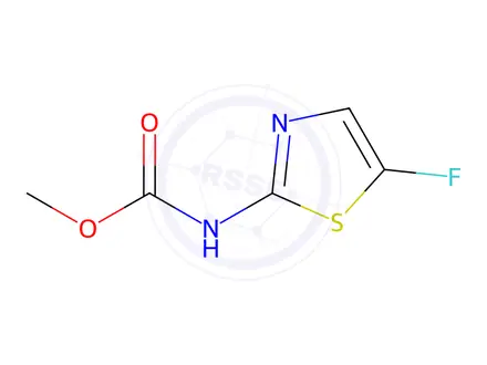 Chemical structure of Methyl (5-fluoro-1,3-thiazol-2-yl)carbamate