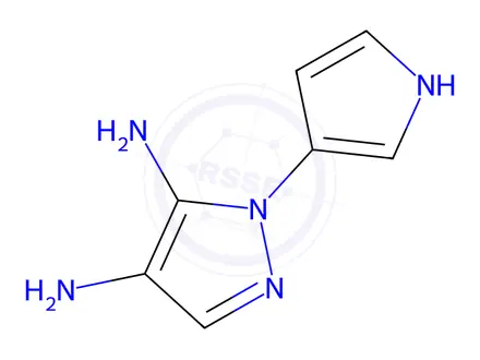 Chemical structure of 1-(1H-Pyrrol-3-yl)-1H-pyrazole-4,5-diamine