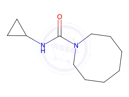 Chemical structure of N-cyclopropylazocane-1-carboxamide