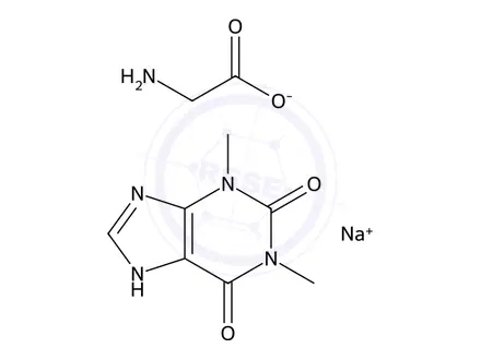 Chemical structure of Theophylline Sodium Glycinate