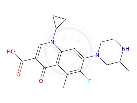 Chemical structure of Sparfloxacin Impurity 26