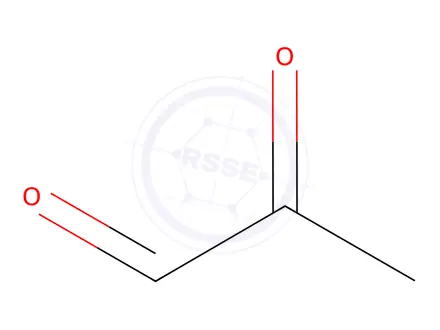 Chemical structure of Methylglyoxal (40wt.% in H2O)