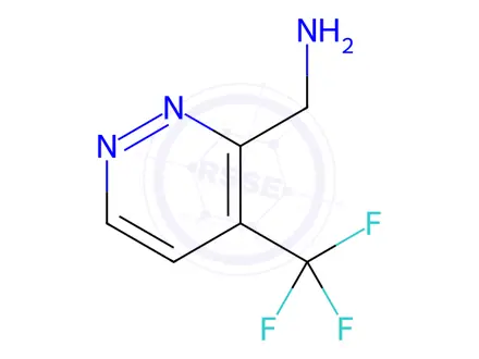 Chemical structure of (4-(Trifluoromethyl)pyridazin-3-yl)methanamine