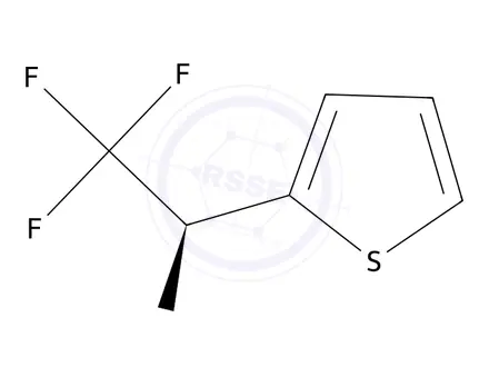 Chemical structure of (S)-2,2,2-trifluoro-1-(thiophen-2-yl)ethan-1-amine
