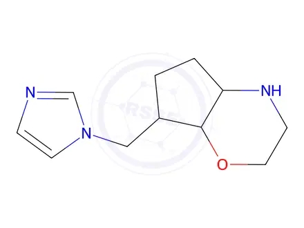 Chemical structure of 7-((1H-Imidazol-1-yl)methyl)octahydrocyclopenta[b][1,4]oxazine