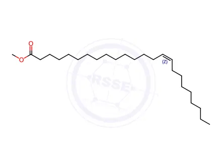 Chemical structure of Methyl nervonate(C24:1)