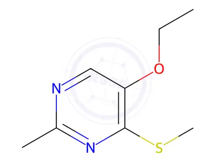 Chemical structure of 5-Ethoxy-2-methyl-4-(methylthio)pyrimidine