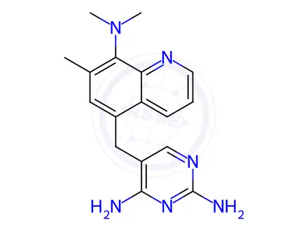 Chemical structure of Baquiloprim