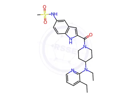 Chemical structure of Delavirdine Impurity 32
