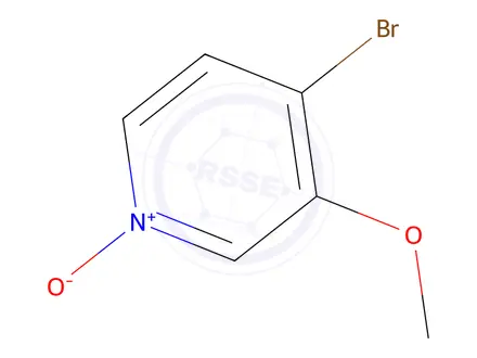 Chemical structure of 4-Bromo-3-methoxypyridine 1-oxide