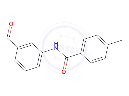 Chemical structure of N-(3-Formylphenyl)-4-methylbenzamide