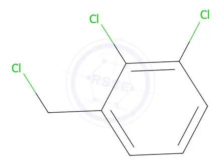 Chemical structure of dichlorobenzyl chloride