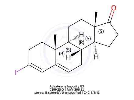 Chemical structure of Abiraterone Impurity 104