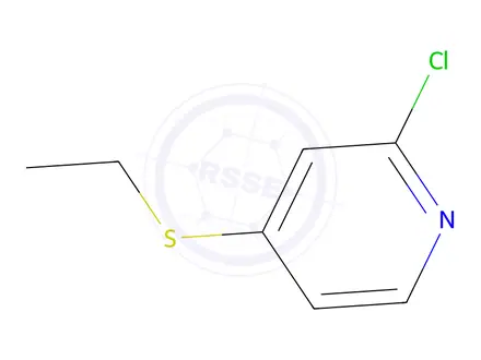 Chemical structure of 2-chloro-4-(ethylsulfanyl)pyridine