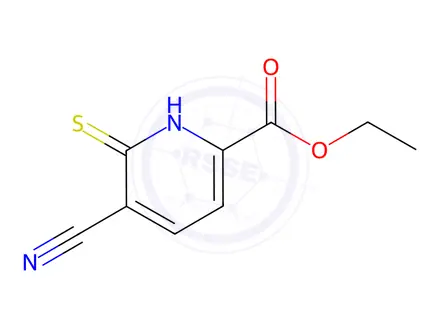 Chemical structure of Ethyl 5-cyano-6-mercaptopicolinate