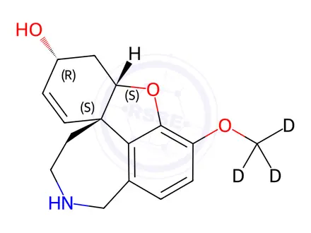 Chemical structure of N-Desmethyl Galanthamine-O-methyl-d3