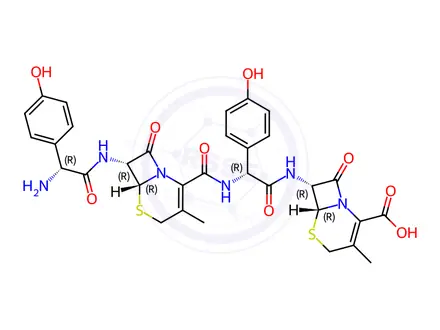 Chemical structure of Cefadroxil Dimer