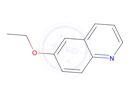 Chemical structure of ethyl 6-quinolyl ether
